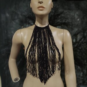 Collana girocollo con frange da donna: collana etnica