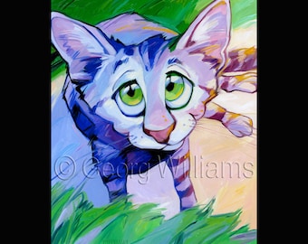 Pet Portrait Giclee Print "Jimi"