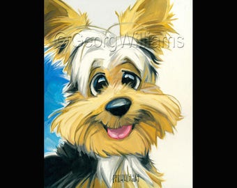 Pet Portrait Giclee Print "Ellie"
