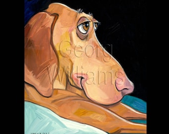 Pet Portrait Giclee Print "Mook"