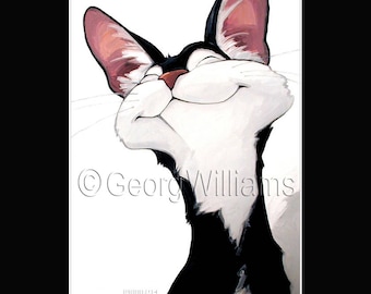 Pet Portrait Giclee Print "Happy"
