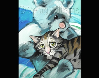 Pet Portrait Giclee Print "Teddy"