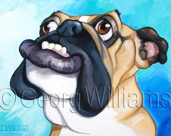 Pet Portrait Giclee Print "Jackson"