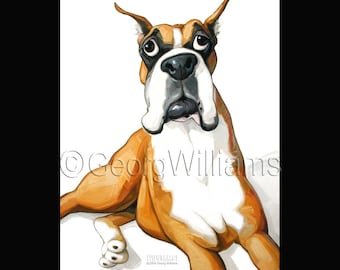 Pet Caricature Portrait - Print "Max"