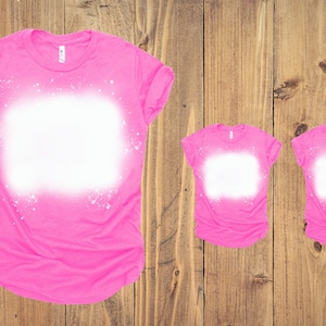 Bleach PINK tee PNG to fit the tee shirt sublimation blanks sold in this shop