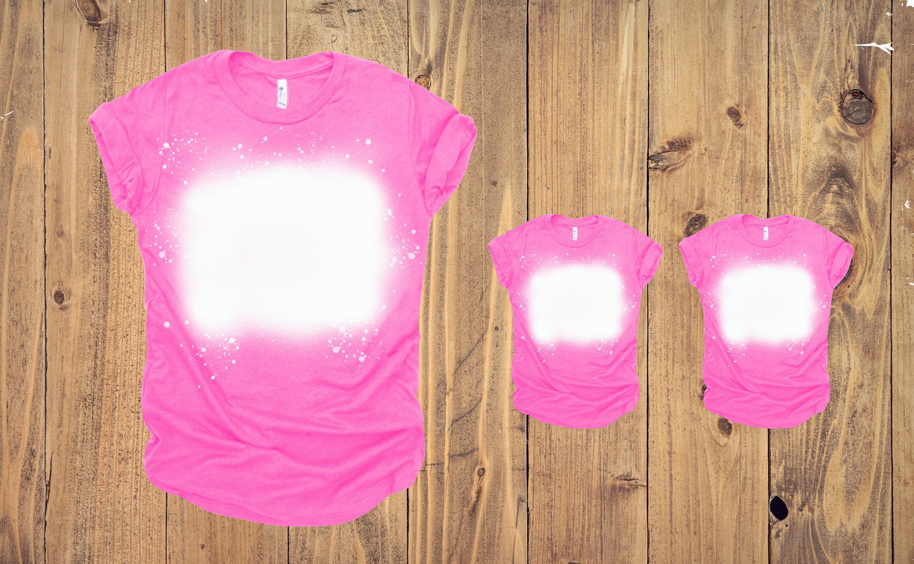 bleach tie dye pink shirt