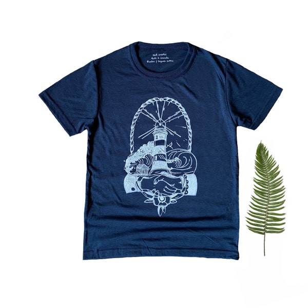 T-shirt camarades enfant sur bambou et coton biologique