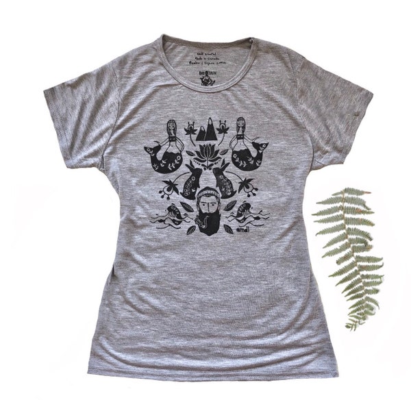 Vestkysten T-shirt en bambou et coton biologique pour femme