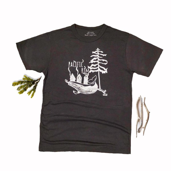 Pacific Rim Village T-shirt Homme Bambou et Coton Bio