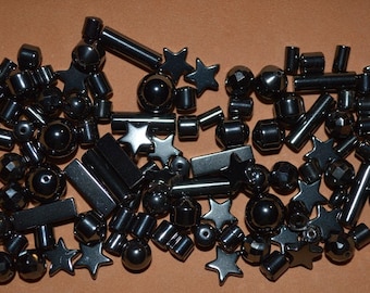 Destash - 40 gms Assorted Hematite Beads (2040038) HE1-04