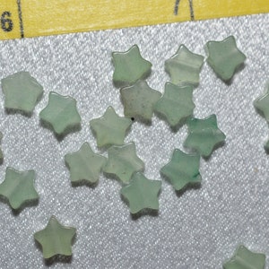 10- 6mm Aventurine Star Beads (2040224) LSB2-4-05