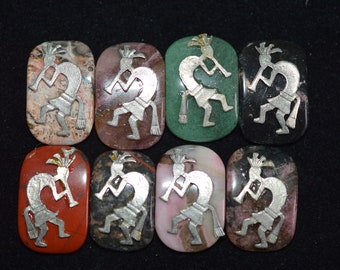Kokopelli - Double Hole, Rectangle Beads 2040146)