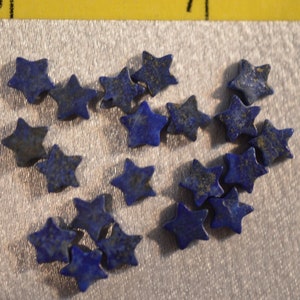 10- 6mm Lapis Star Beads (2040222) Bay D-LSB2-4-02