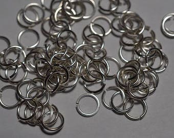 7mm Versilberte Jumpring Lots (3023520)
