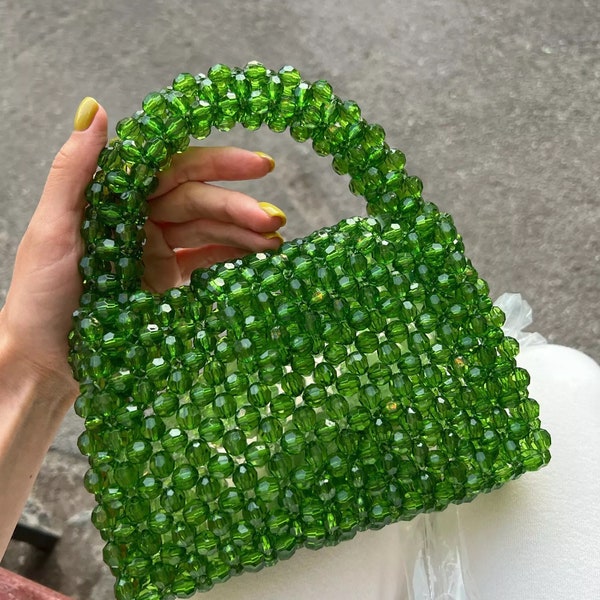 All the Luxe Just Bead It! Bag (Moss Green)