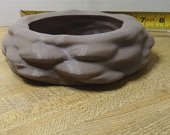 Reptile Feeding Bowl (NO ESCAPE) Dish/Bowl for mealworms, larvae etc. Large, 160mmx40mm, Designed and custom made by CustomPokersAndMore.com