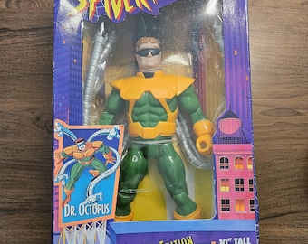 Figura de acción vintage del Dr. Octopus, Spiderman Toy Biz 1996, edición de lujo