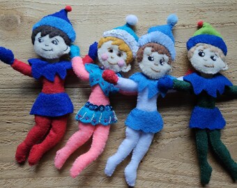 Christmas Elf Ornament - Sold Individually