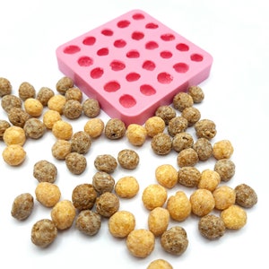 Cereal silicone mold puffs | Soap | Candle | Mold for Wax | Mold for Resin