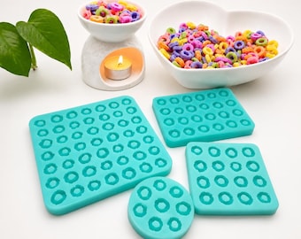 Realistic Cereal Fruit Rings Silicone Molds for Crafts, Soap, Resin, Wax Melts nck2