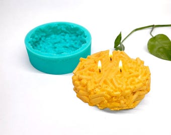 Mac and Cheese Silicone Mold, Realistic Macaroni and Cheese Mold, Wax Melt Mold, Candle Embed Mold, Resin Soap Clay