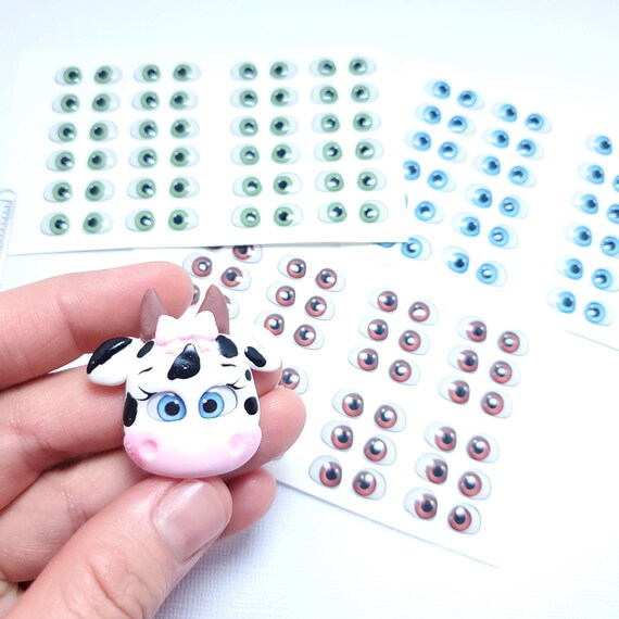 PP - Resin 3d Eye Sticker 6 pairs Eye 3D