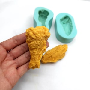 Realistic Chicken wings wax melts mold chocolate cake | Soap | Candle | Mold for Wax | Mold for Resin