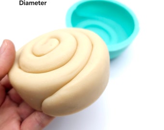 Cinnamon rolls mold Bundle option- Made from real cinnamon rolls silicone mold