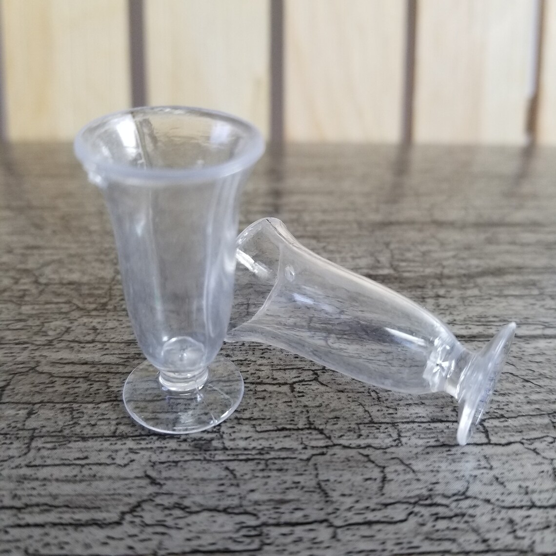 Miniature Plastic Milkshake/Ice Cream Sundae Glass Set of Etsy