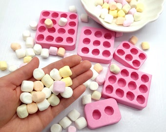 Mini Marshmallow Silicone Mold Multi Cavities Wax Mold Resin