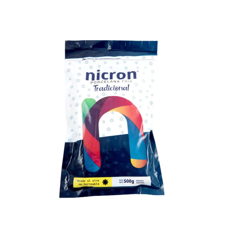 Air dry modeling clay - Nicron flex - Nicron Soft clay -Nicron Cold porcelain - Porcelana fría nck nck2 Traditional 1.1 lb