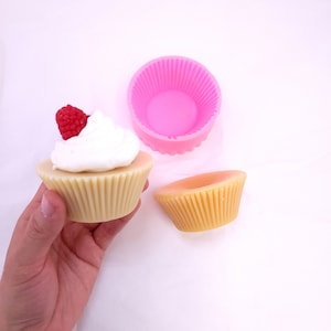 Big cupcake wax melts mold | Soap | Candle | Mold for Wax | Mold for Resin