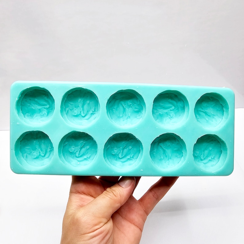 Mini Frosted Cookies Silicone Mold | 10 Cavity Wax Melts, Soap, Candle ...