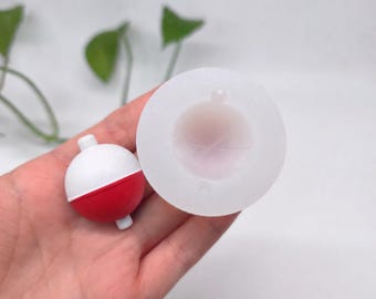 Fishing Bobber Silicone Mold – Round Fishing Float Mold – Fisherman Theme Wax, Soap, Resin & Craft Mold