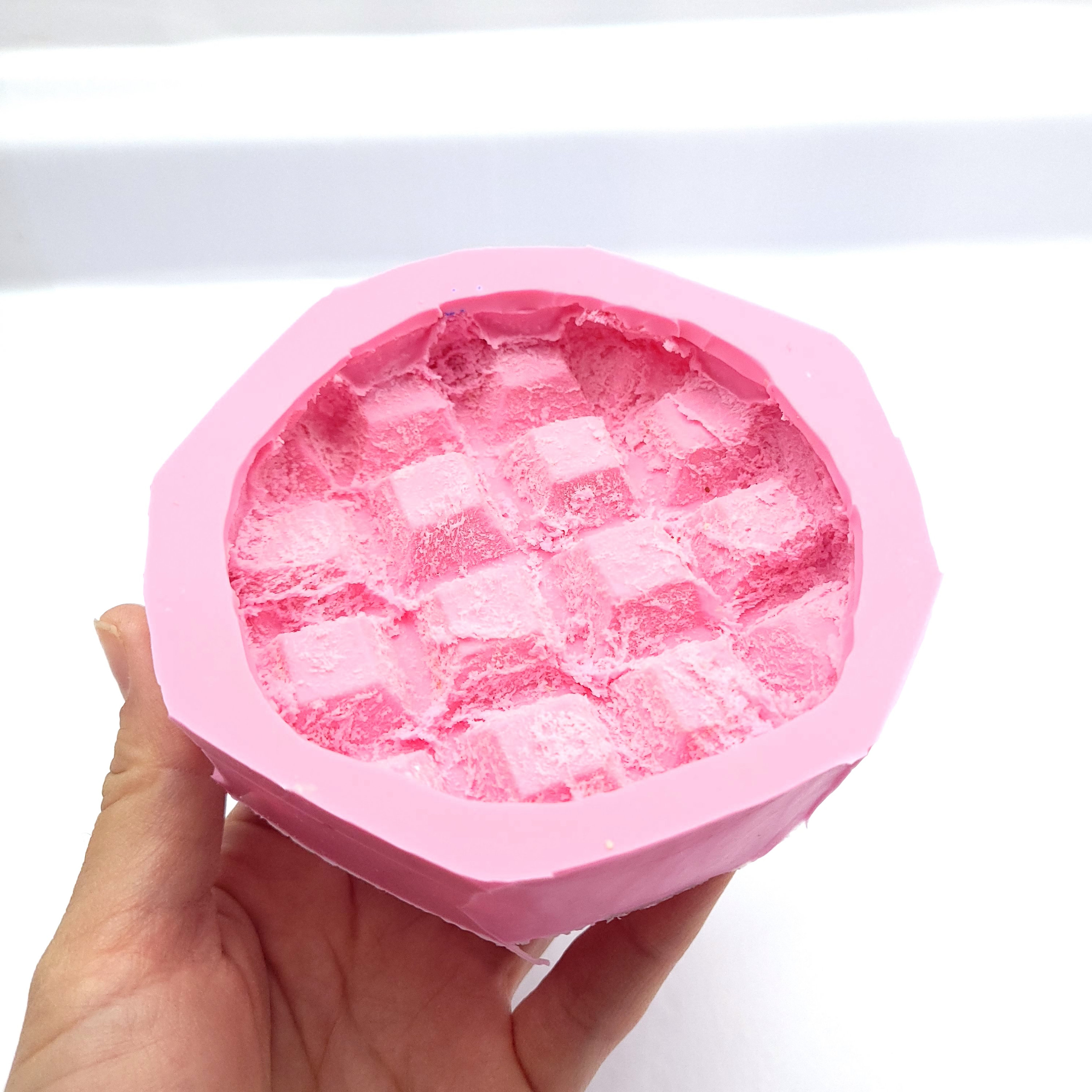 Belgian Waffles Circle Wafer | Soap | Candle | Mold for Wax