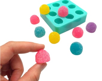 Silicone Gummy Drops Mold, Edible Crafts, Resin, Clay, Wax, Treats, Handmade Canada nck2