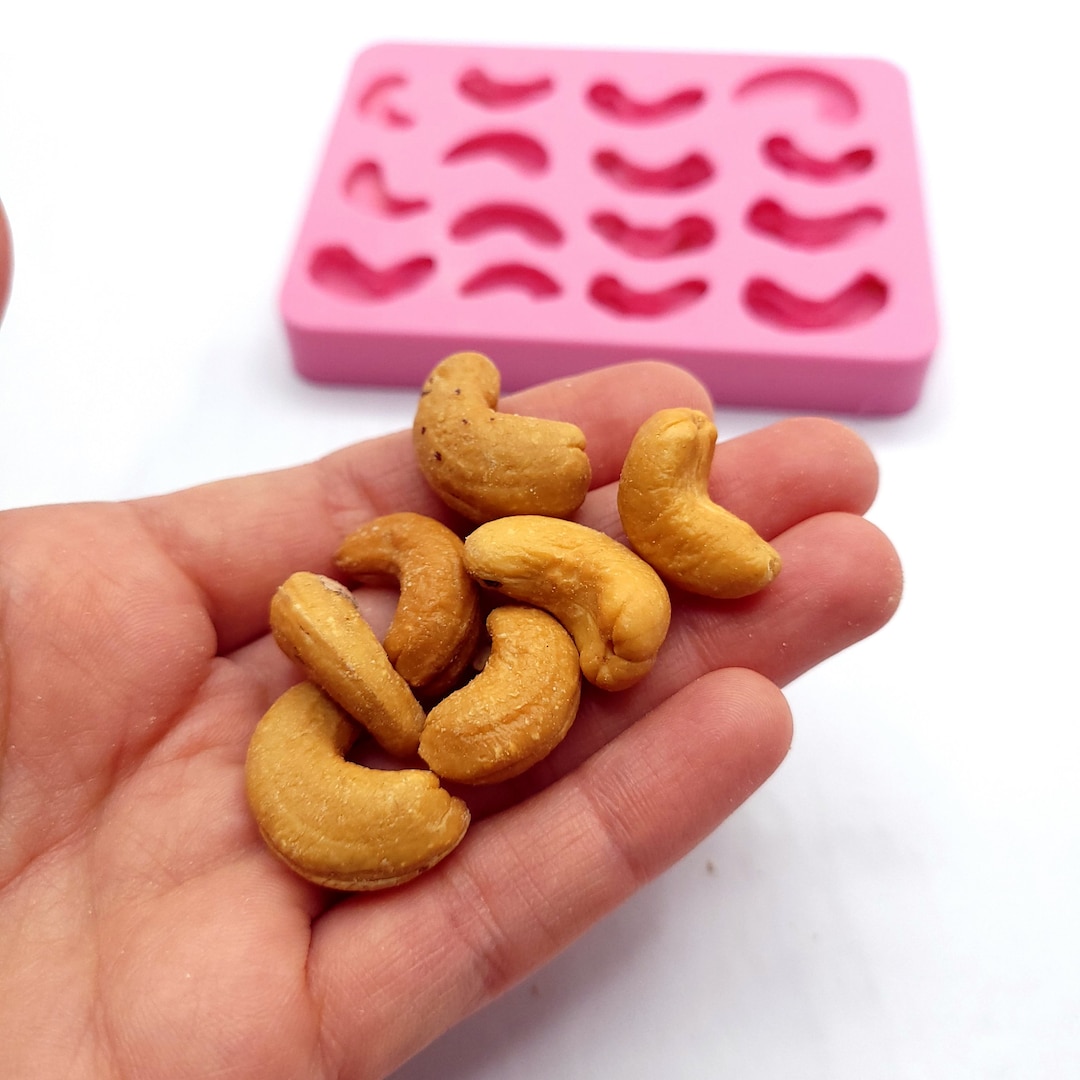 Real Cashews Multi Cavities Flexible Silicone Mold Soap Molds Resin