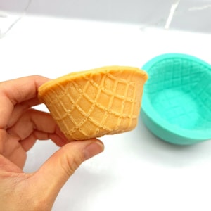 Waffelschale Kegelform Eisform Silikonform Wachsform Harzform Seifenform Realistische Flexible Form
