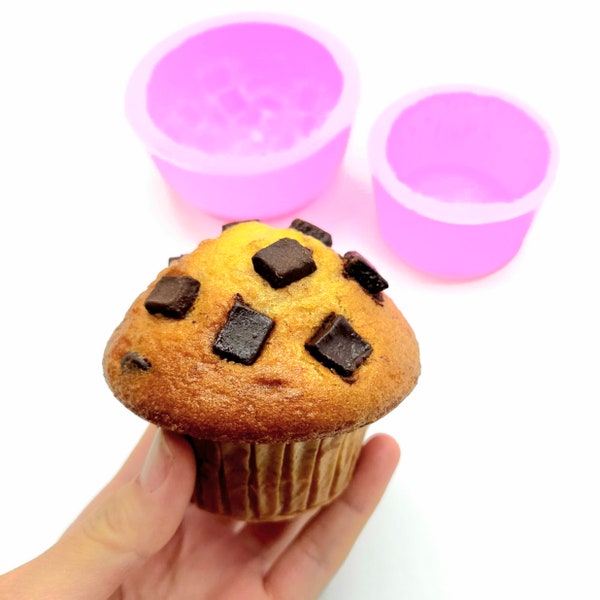 Morceaux de chocolat muffin cupcake cire fond moule | Savon | Bougie | Moule à cire | Moule pour Résine