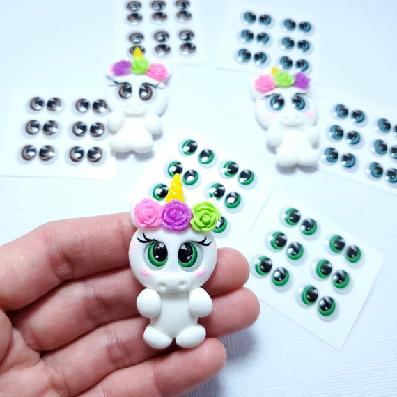 PP - Resin 3d Eye Sticker 6 pairs Eye 3D