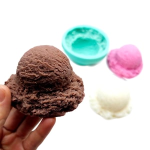 Silikonform Eislöffel, Realistische Größe Schokoladenform, Kerze schmilzt, Wachs schmilzt Schokolade Schokolade Silikonform NS011