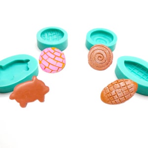 Pãezinhos doces Pão mexicano (tamanho maior) Multi Projeto Forma de silicone MS852