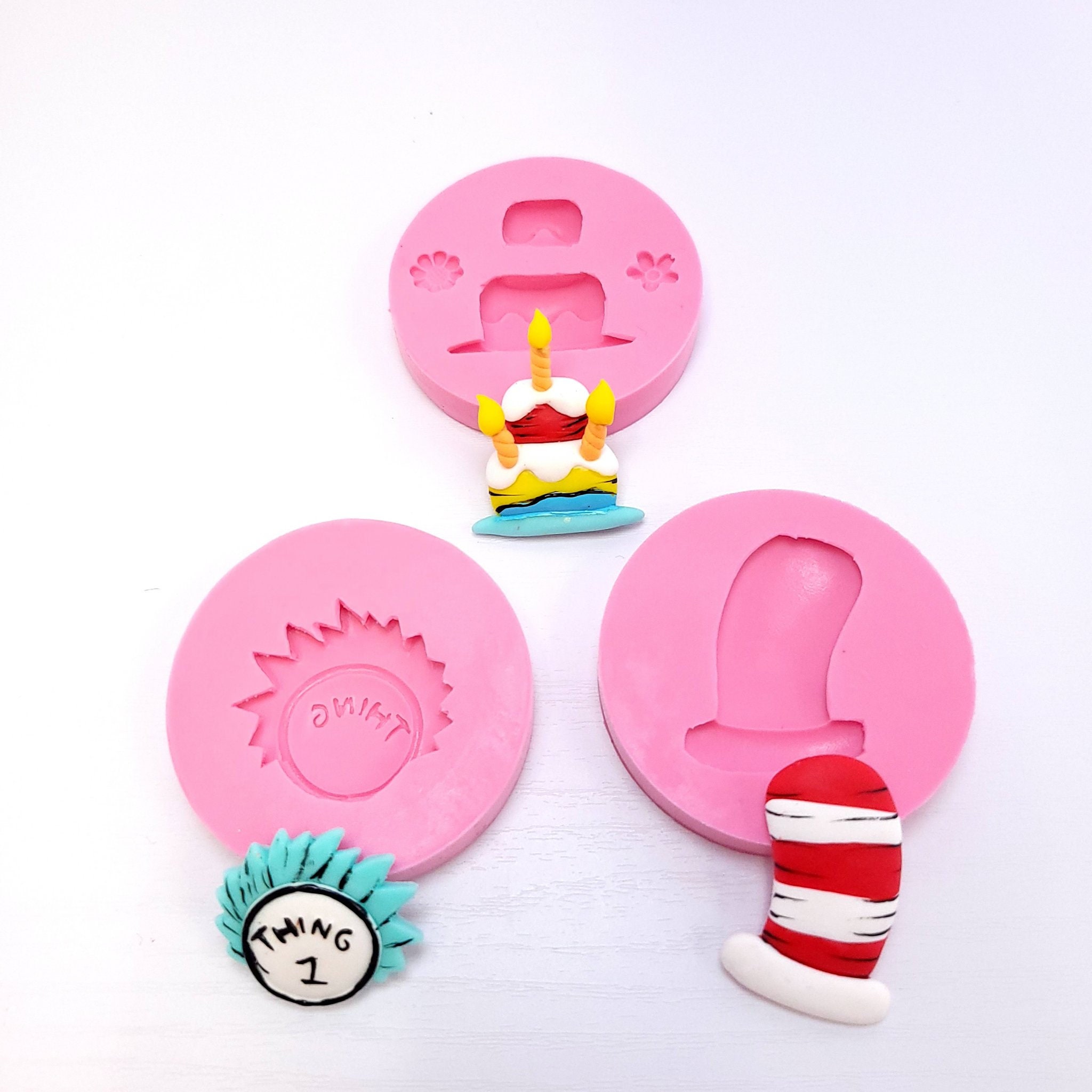 Things Cake Hat BUNDLE 3 MOLDS Multi-Project Silicone mold MS