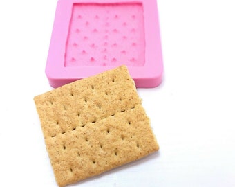 Graham crackers honey Mold Wax mold Resin mold Soap mold Realistic Flexible mold MS2015