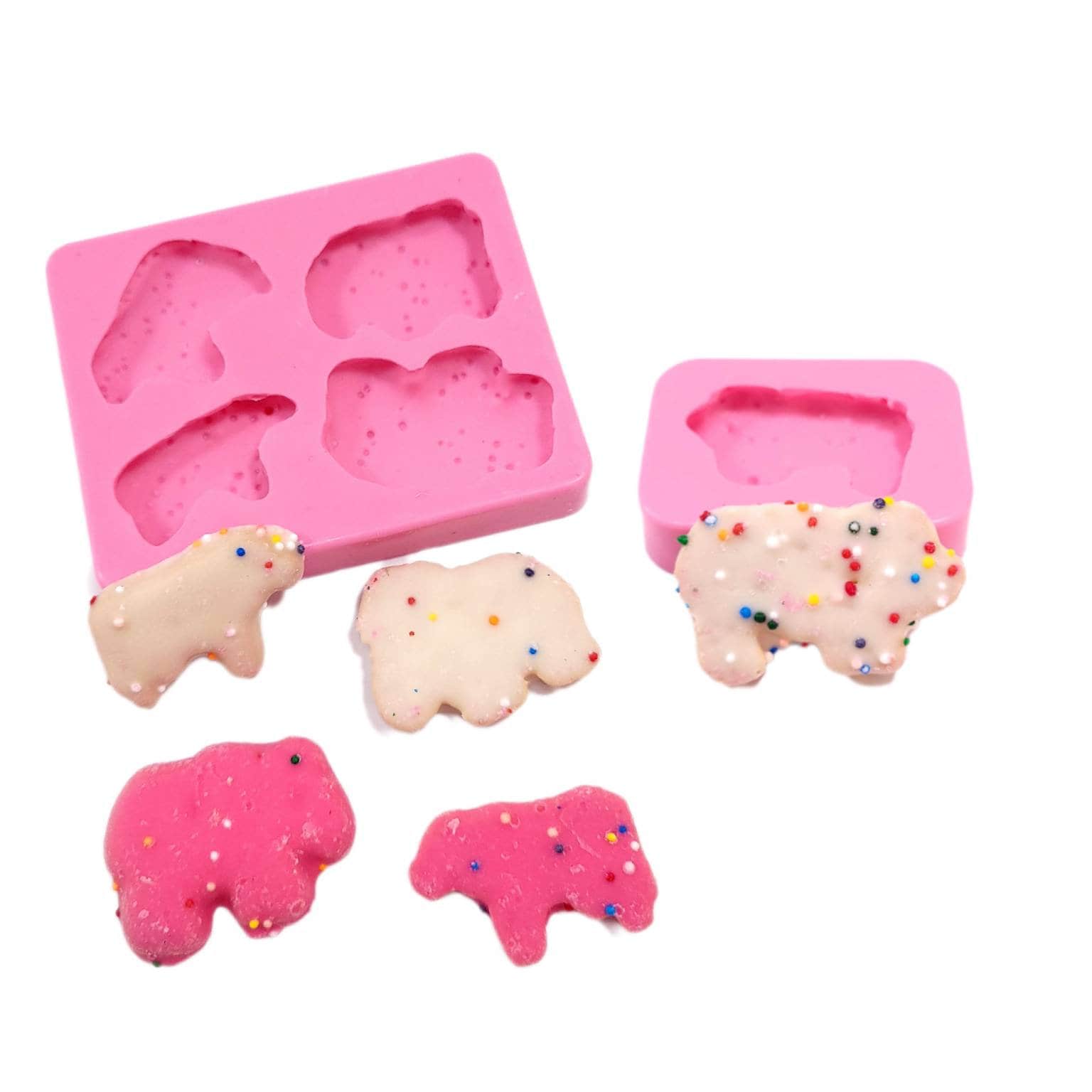 Frosted Circus Animal Cookies Mold Animal Cookie Mold Soap Making Mold Wax Embeds Mold Soap Embeds Mold Resin Mold Etsy UK