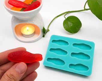 Mini Fish Silicone Mold lime Toppings, Wax Melts, Cake Decorating, Jewelry Charms , Soap Candle Embeds