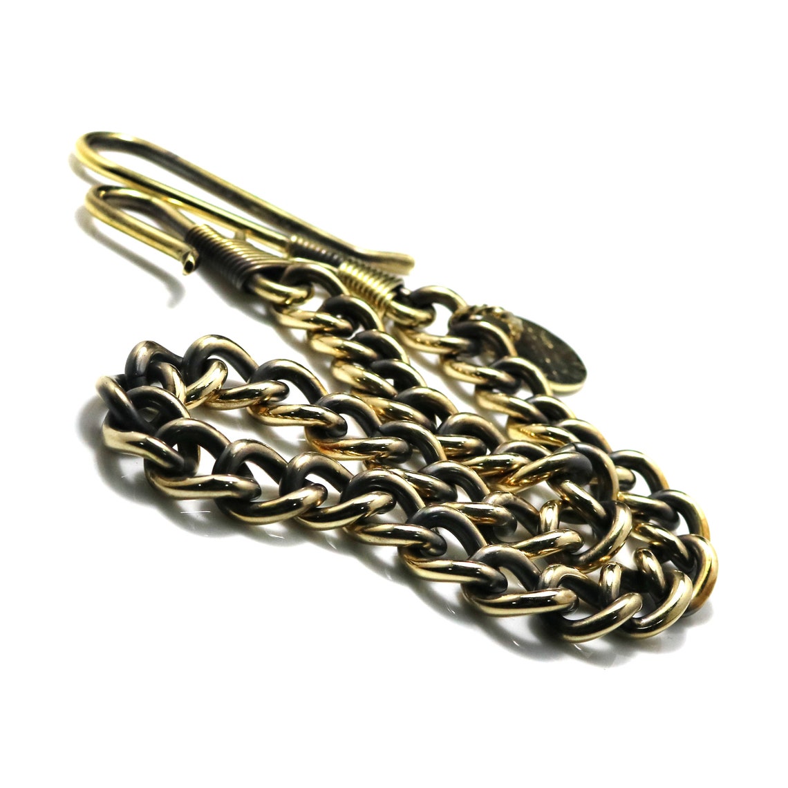 Solid Brass 815 wallet chain / brass key chain / gold brass Etsy