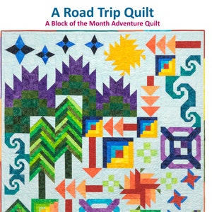 A Road Trip PDF quilt pattern