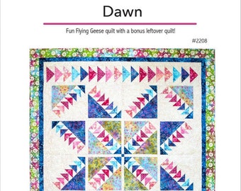 Dawn - a modern flying geese quilt PDF Download Quilt Pattern