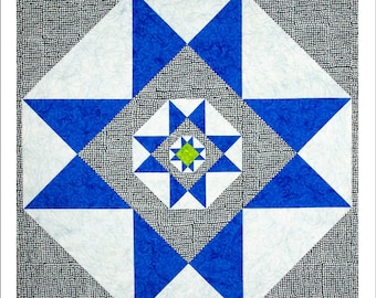 Birch - a modern Ohio Star quilt PDF pattern